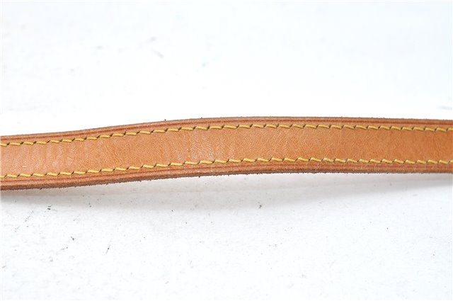 Authentic Louis Vuitton Leather Shoulder Strap Beige 39.0