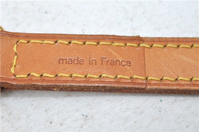 Authentic Louis Vuitton Leather Shoulder Strap Beige 39.0