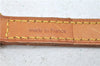 Authentic Louis Vuitton Leather Shoulder Strap Beige 39.0" LV 5007D