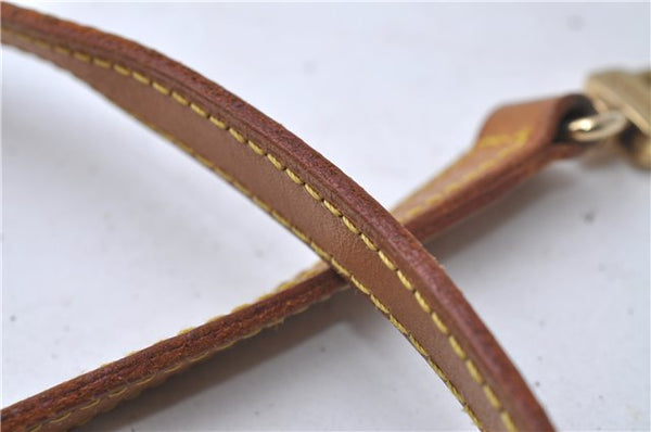 Authentic Louis Vuitton Leather Shoulder Strap Beige 39.0" LV 5008D