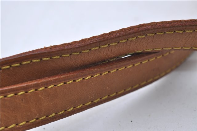 Authentic Louis Vuitton Leather Shoulder Strap Beige 39.0