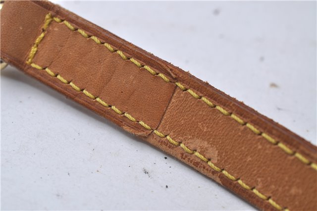Authentic Louis Vuitton Leather Shoulder Strap Beige 39.0
