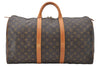 Authentic Louis Vuitton Monogram Keepall 50 Travel Boston Bag M41426 LV 5008E