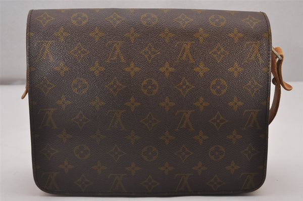 Authentic Louis Vuitton Monogram Cartouchiere GM Shoulder Bag Old Model 5008I