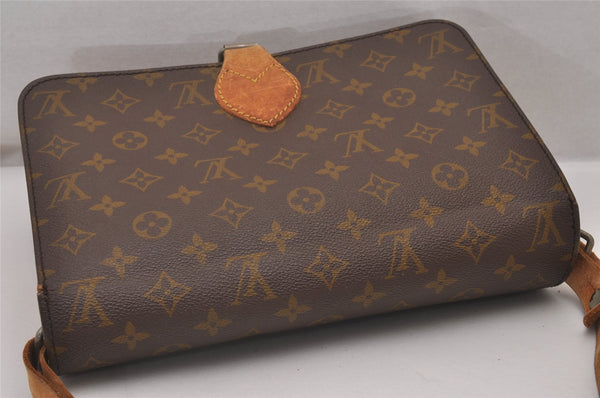 Authentic Louis Vuitton Monogram Cartouchiere GM Shoulder Bag Old Model 5008I