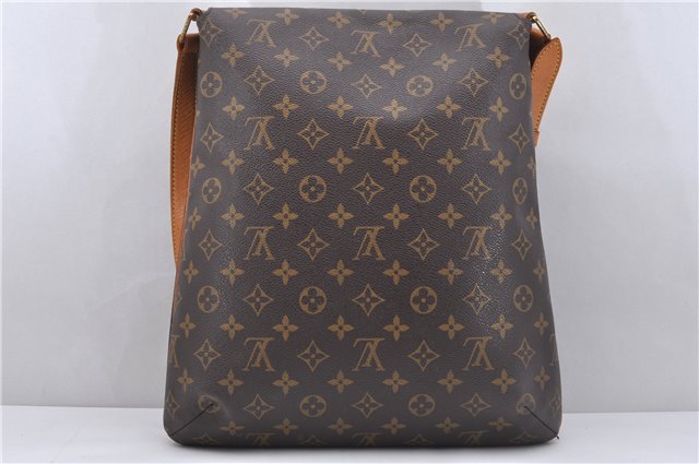 Authentic Louis Vuitton Monogram Musette Shoulder Cross Body Bag M51256 LV 5011D