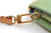 Auth Louis Vuitton Vernis Lexington Hand Bag Pouch Light Green M91011 LV 5012D