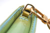 Auth Louis Vuitton Vernis Lexington Hand Bag Pouch Light Green M91011 LV 5012D