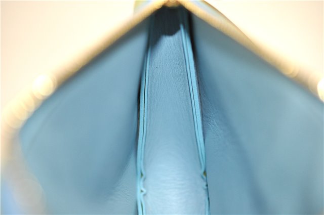 Auth Louis Vuitton Vernis Lexington Hand Bag Pouch Light Green M91011 LV 5012D