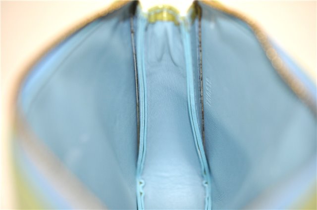 Auth Louis Vuitton Vernis Lexington Hand Bag Pouch Light Green M91011 LV 5012D