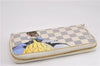 Authentic Louis Vuitton Damier Azur Zippy Wallet Purse Balloon N63006 LV 5013F