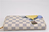 Authentic Louis Vuitton Damier Azur Zippy Wallet Purse Balloon N63006 LV 5013F