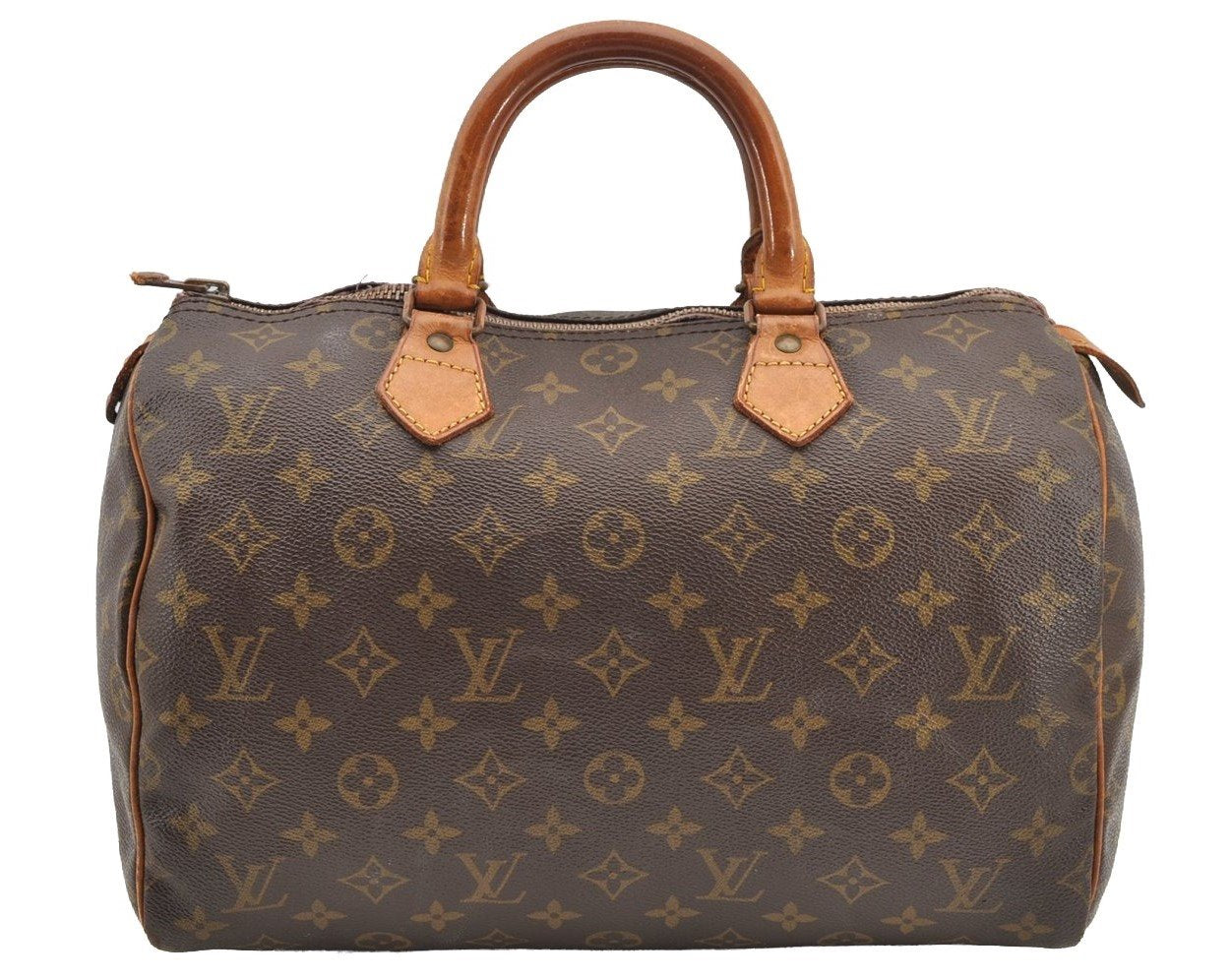 Authentic Louis Vuitton Monogram Speedy 30 Hand Boston Bag Old Model LV 5013I