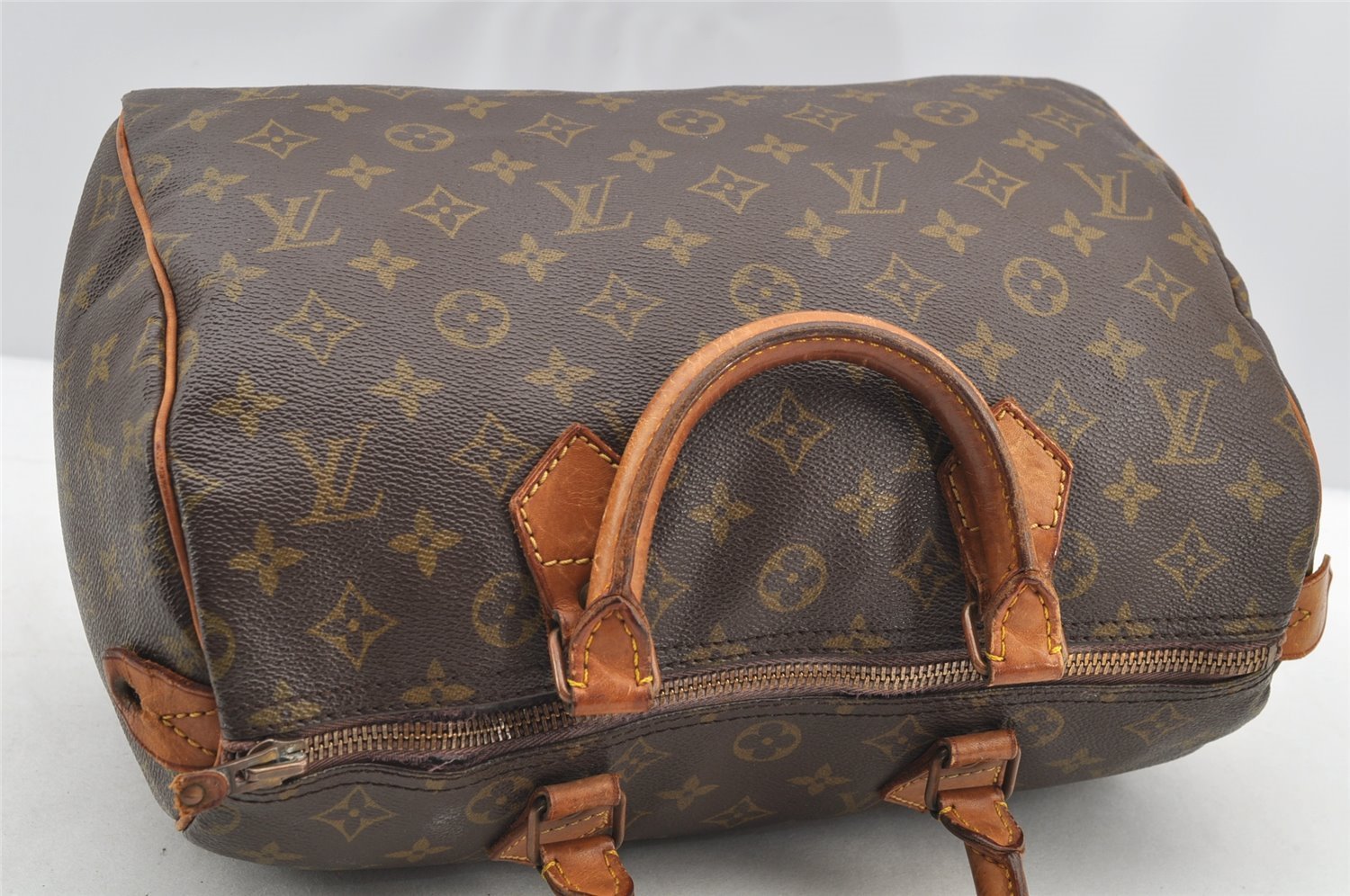 Authentic Louis Vuitton Monogram Speedy 30 Hand Boston Bag Old Model LV 5013I