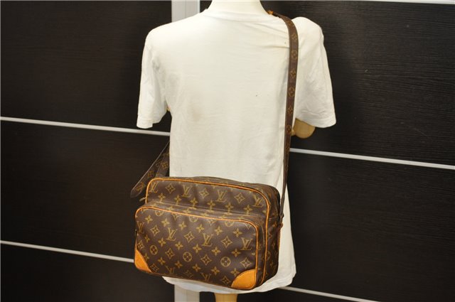 Authentic Louis Vuitton Monogram Nile Shoulder Cross Body Bag M45244 LV 5016D