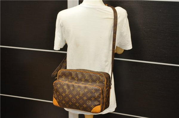 Authentic Louis Vuitton Monogram Nile Shoulder Cross Body Bag M45244 LV 5016D