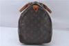 Authentic Louis Vuitton Monogram Speedy 35 Hand Boston Bag M41524 LV 5017D