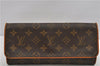 Authentic Louis Vuitton Monogram Pochette Twin GM Shoulder Bag M51852 LV 5018F