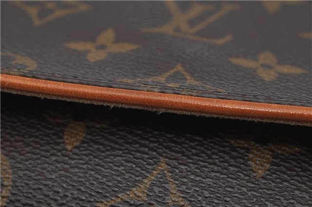 Authentic Louis Vuitton Monogram Pochette Twin GM Shoulder Bag M51852 LV 5018F