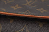 Authentic Louis Vuitton Monogram Pochette Twin GM Shoulder Bag M51852 LV 5018F