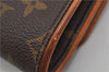 Authentic Louis Vuitton Monogram Pochette Twin GM Shoulder Bag M51852 LV 5018F