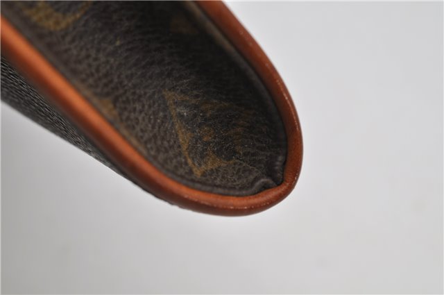 Authentic Louis Vuitton Monogram Pochette Twin GM Shoulder Bag M51852 LV 5018F