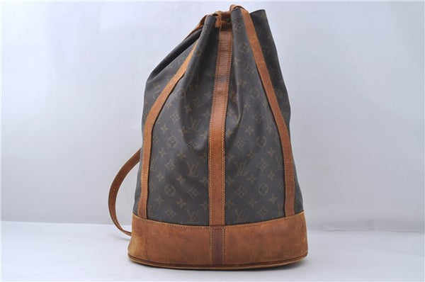 Authentic Louis Vuitton Monogram Randonnee GM Shoulder Bag M42244 LV 5020D