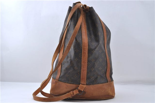 Authentic Louis Vuitton Monogram Randonnee GM Shoulder Bag M42244 LV 5020D