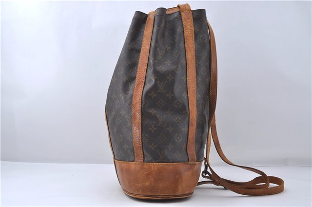 Authentic Louis Vuitton Monogram Randonnee GM Shoulder Bag M42244 LV 5020D