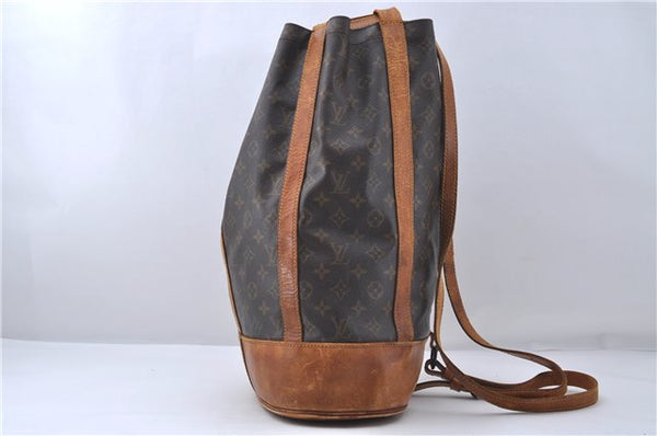 Authentic Louis Vuitton Monogram Randonnee GM Shoulder Bag M42244 LV 5020D