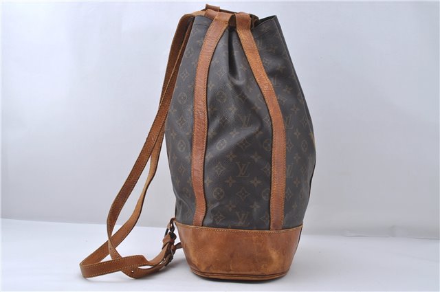 Authentic Louis Vuitton Monogram Randonnee GM Shoulder Bag M42244 LV 5020D