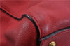 Authentic PRADA Vintage Leather Nappa 2Way Shoulder Hand Tote Bag Red 5020F