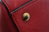 Authentic PRADA Vintage Leather Nappa 2Way Shoulder Hand Tote Bag Red 5020F