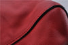 Authentic PRADA Vintage Leather Nappa 2Way Shoulder Hand Tote Bag Red 5020F