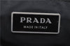 Authentic PRADA Nylon Leather Shoulder Hand Bag Purse Black 5021C