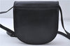 Authentic YVES SAINT LAURENT Shoulder Cross Body Bag Purse Leather Black 5021D