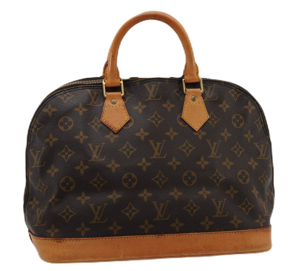Authentic Louis Vuitton Monogram Alma Hand Bag Purse M51130 LV 5021F