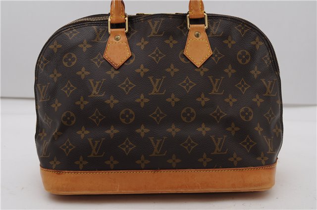 Authentic Louis Vuitton Monogram Alma Hand Bag Purse M51130 LV 5021F
