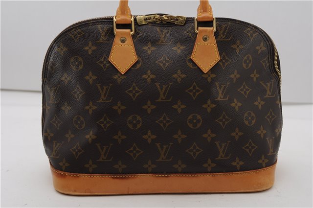 Authentic Louis Vuitton Monogram Alma Hand Bag Purse M51130 LV 5021F