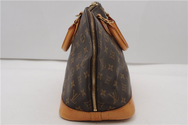 Authentic Louis Vuitton Monogram Alma Hand Bag Purse M51130 LV 5021F