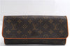 Authentic Louis Vuitton Monogram Pochette Twin GM Shoulder Bag M51852 LV 5023E