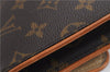 Authentic Louis Vuitton Monogram Pochette Twin GM Shoulder Bag M51852 LV 5023E