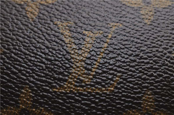 Authentic Louis Vuitton Monogram Pochette Twin GM Shoulder Bag M51852 LV 5023E