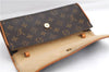 Authentic Louis Vuitton Monogram Pochette Twin GM Shoulder Bag M51852 LV 5023E