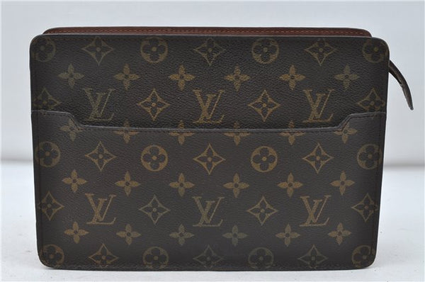Authentic Louis Vuitton Monogram Pochette Homme Clutch Hand Bag M51795 LV 5024D