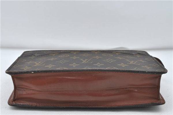 Authentic Louis Vuitton Monogram Pochette Homme Clutch Hand Bag M51795 LV 5024D