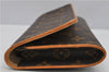 Authentic Louis Vuitton Monogram Pochette Twin GM Shoulder Bag M51852 LV 5024F