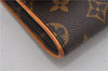 Authentic Louis Vuitton Monogram Pochette Twin GM Shoulder Bag M51852 LV 5024F