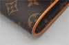 Authentic Louis Vuitton Monogram Pochette Twin GM Shoulder Bag M51852 LV 5024F