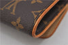 Authentic Louis Vuitton Monogram Pochette Twin GM Shoulder Bag M51852 LV 5024F